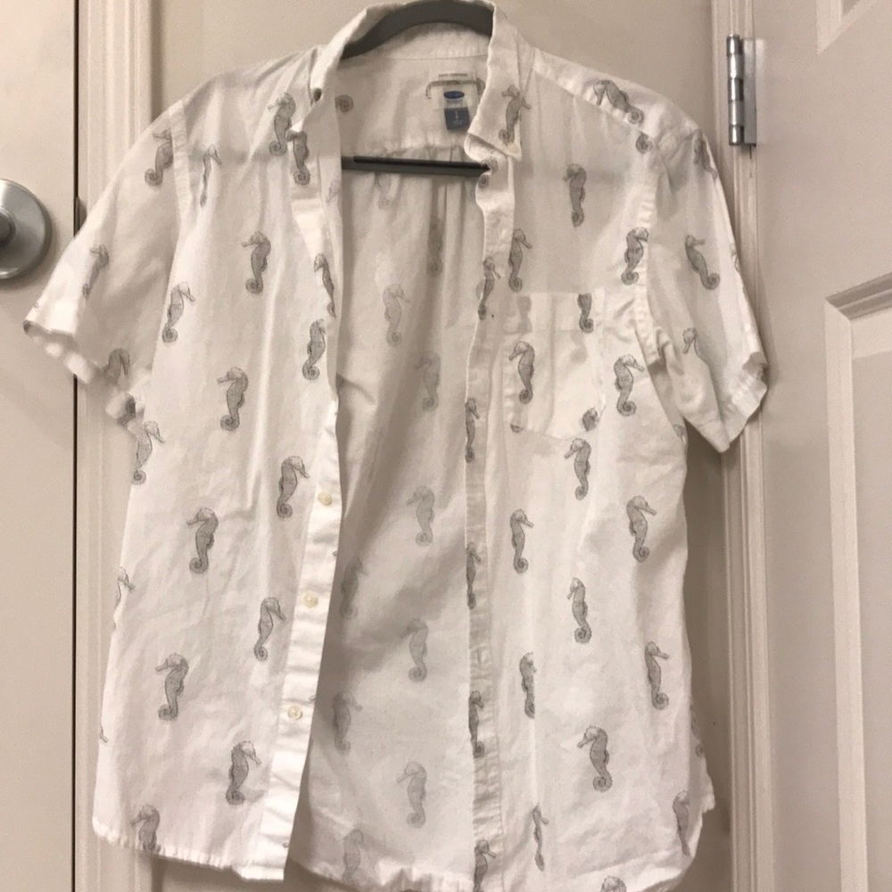 Old Navy Short Sleeve Collared Shirt
